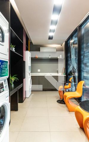 Studio à venda com 32m², 1 quarto e 1 vagaLavanderia