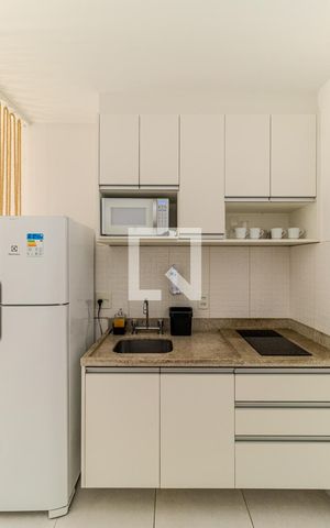 Studio à venda com 32m², 1 quarto e 1 vagaCozinha