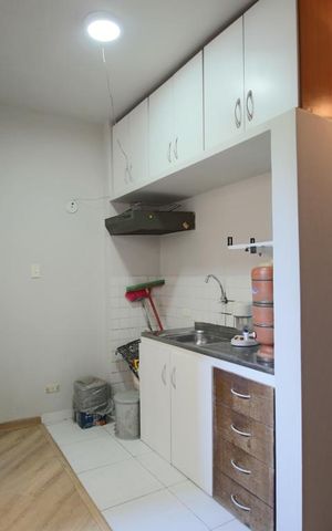 Studio à venda com 35m², 1 quarto e sem vagaCozinha
