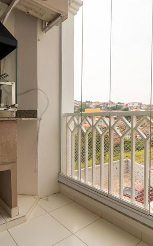 Apartamento para alugar com 70m², 3 quartos e 1 vagaSacada com Churrasqueira
