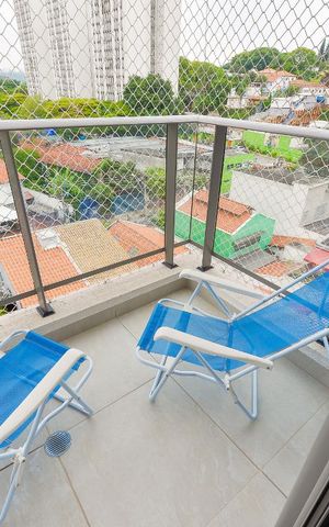 Studio à venda com 34m², 1 quarto e 1 vaga Studio à venda com 34m², 1 quarto e 1 vagaVaranda