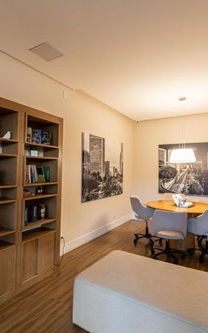 Apartamento à venda com 43m², 1 quarto e 1 vagaHome Office