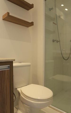 Apartamento para alugar com 47m², 1 quarto e 1 vagaBanheiro da Suíte