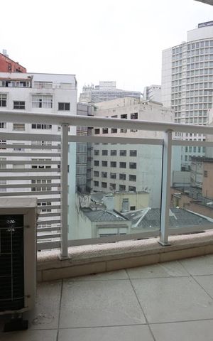 Apartamento para alugar com 47m², 1 quarto e 1 vagaVaranda