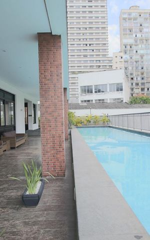 Apartamento para alugar com 42m², 1 quarto e 1 vagaPiscina