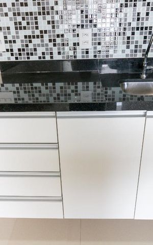 Studio para alugar com 38m², 1 quarto e 1 vagaCozinha - pia e armário