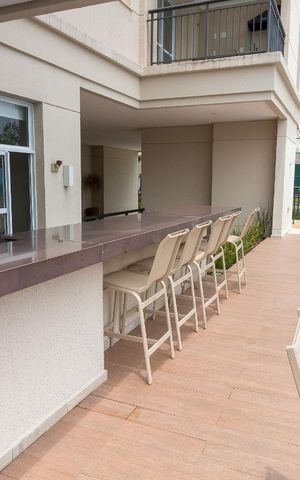 Studio para alugar com 38m², 1 quarto e 1 vagaBar da piscina
