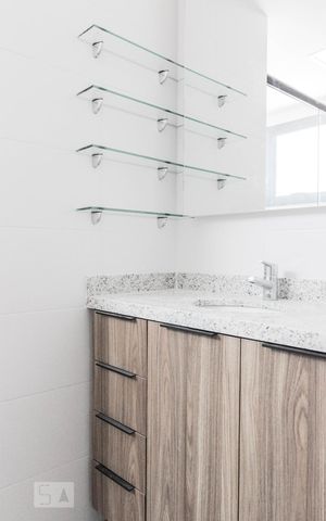 Apartamento para alugar com 42m², 1 quarto e 1 vaga Apartamento para alugar com 42m², 1 quarto e 1 vagaBanheiro