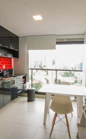 Studio à venda com 30m², 1 quarto e 1 vagaCozinha