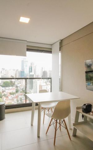 Studio à venda com 30m², 1 quarto e 1 vagaVaranda