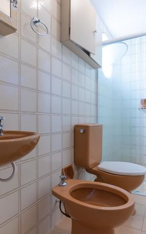 Studio para alugar com 52m², 1 quarto e sem vaga Studio para alugar com 52m², 1 quarto e sem vagaBanheiro
