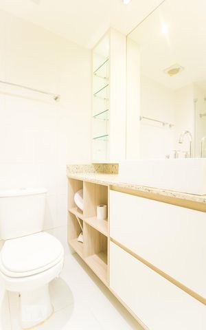 Studio à venda com 36m², 1 quarto e 1 vagaBanheiro