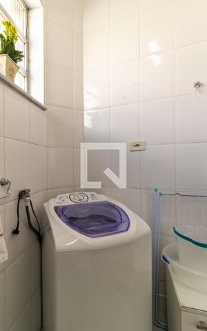 Studio para alugar com 36m², 1 quarto e sem vagaBanheiro - Lavadora