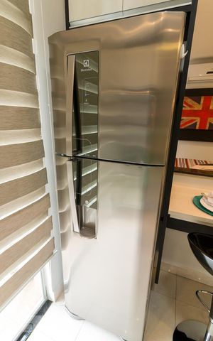Studio para alugar com 36m², 1 quarto e 1 vagaCozinha - geladeira