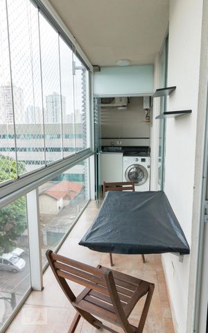 Studio para alugar com 36m², 1 quarto e 1 vagaVaranda