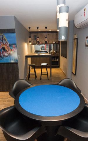 Apartamento à venda com 40m², 1 quarto e 1 vaga Apartamento à venda com 40m², 1 quarto e 1 vagaSalão de Jogos com Adega