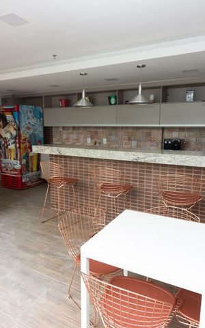 Apartamento à venda com 40m², 1 quarto e 1 vaga Apartamento à venda com 40m², 1 quarto e 1 vagaÁrea Externa