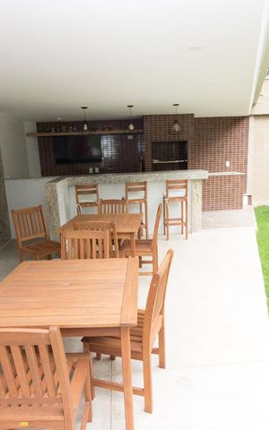 Apartamento à venda com 40m², 1 quarto e 1 vaga Apartamento à venda com 40m², 1 quarto e 1 vagaÁrea comum - Churrasqueira