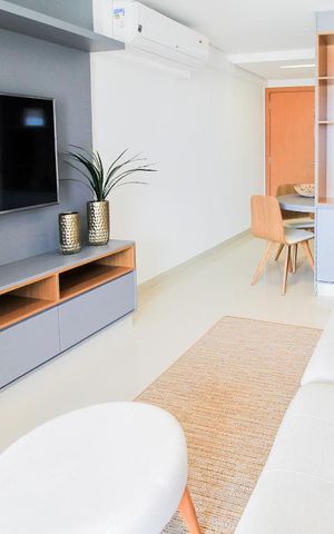 Studio para alugar com 43m², 1 quarto e 1 vagaSala