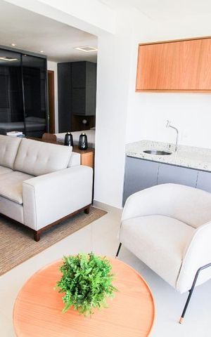 Studio para alugar com 43m², 1 quarto e 1 vagaSala/Varanda