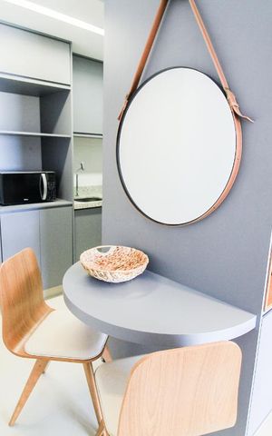 Studio para alugar com 43m², 1 quarto e 1 vagaCozinha/Sala