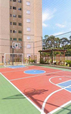 Apartamento à venda com 48m², 2 quartos e 1 vaga Apartamento à venda com 48m², 2 quartos e 1 vagaQuadra esportiva