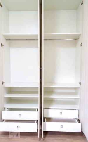 Apartamento para alugar com 57m², 2 quartos e 1 vagaQuarto 2 - Armários