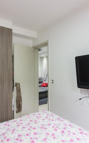 Apartamento à venda com 50m², 2 quartos e 1 vagaQuarto 2