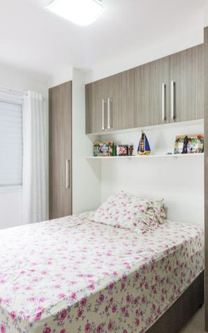 Apartamento à venda com 50m², 2 quartos e 1 vagaQuarto 2