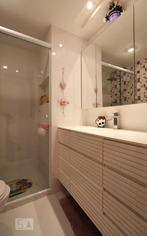 Apartamento para alugar com 163m², 3 quartos e 2 vagasBanheiro da Suíte 2