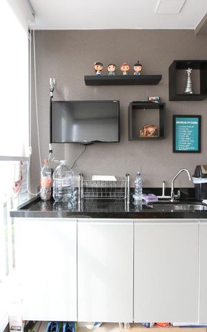 Apartamento para alugar com 44m², 1 quarto e 1 vagavaranda