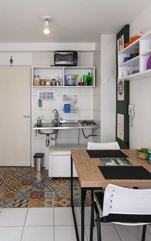 Apartamento para alugar com 35m², 1 quarto e sem vaga Apartamento para alugar com 35m², 1 quarto e sem vagaCozinha