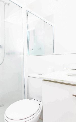 Apartamento à venda com 50m², 2 quartos e 1 vagaBanheiro Dormitorio 1 Suite 