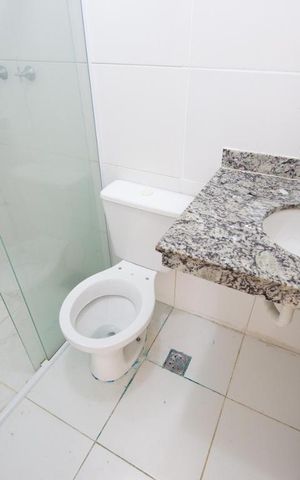 Casa de condomínio para alugar com 80m², 2 quartos e 1 vagaBanheiro