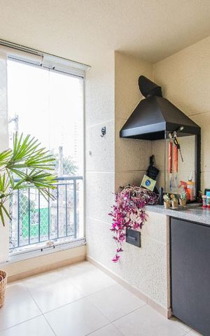 Apartamento à venda com 79m², 2 quartos e 2 vagasVaranda Gourmet