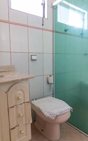 Casa à venda com 190m², 4 quartos e 3 vagasBanheiro quarto 3 suíte