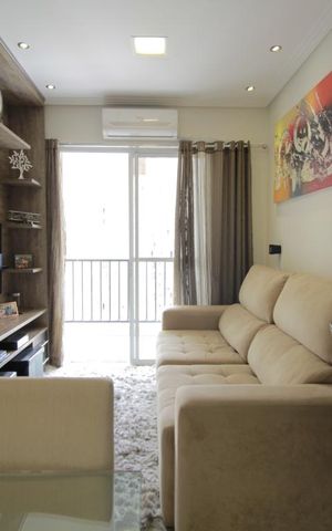 Apartamento à venda com 57m², 2 quartos e 1 vagaSala