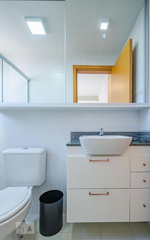 Apartamento para alugar com 90m², 3 quartos e 2 vagasBanheiro da Suíte