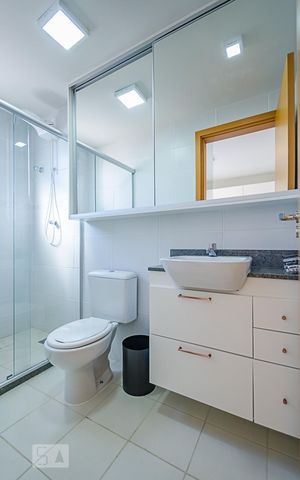 Apartamento para alugar com 90m², 3 quartos e 2 vagasBanheiro da Suíte