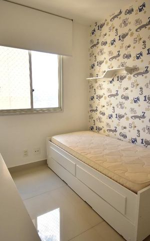 Apartamento para alugar com 80m², 3 quartos e 2 vagasQuarto 2