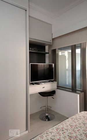 Studio à venda com 28m², 1 quarto e sem vagaArmário