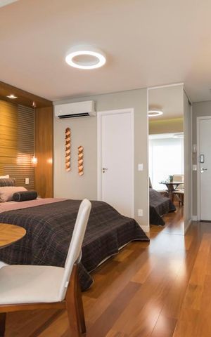 Studio para alugar com 36m², 1 quarto e 1 vagaStudio