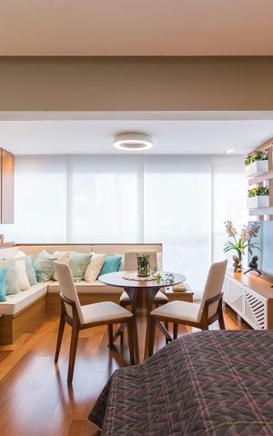 Studio para alugar com 36m², 1 quarto e 1 vagaVaranda