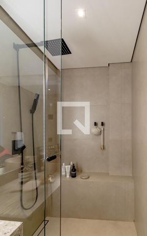 Apartamento para alugar com 112m², 2 quartos e 1 vaga Apartamento para alugar com 112m², 2 quartos e 1 vagaBanheiro do Quarto 1