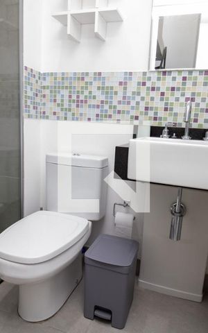 Apartamento para alugar com 53m², 1 quarto e 1 vagaBanheiro- panorâmica 