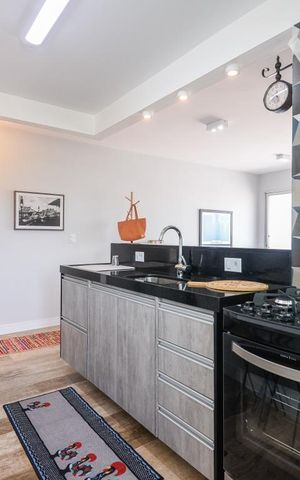 Apartamento para alugar com 45m², 1 quarto e 1 vaga
