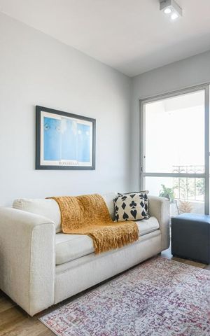 Apartamento para alugar com 45m², 1 quarto e 1 vaga