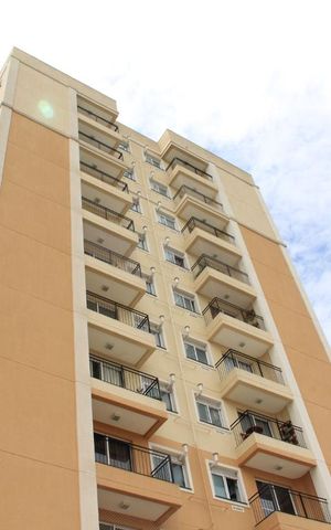 Apartamento à venda com 55m², 2 quartos e 1 vagaFachada do bloco