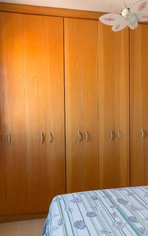 Apartamento à venda com 90m², 3 quartos e 2 vagasQuarto 3 suíte - armários