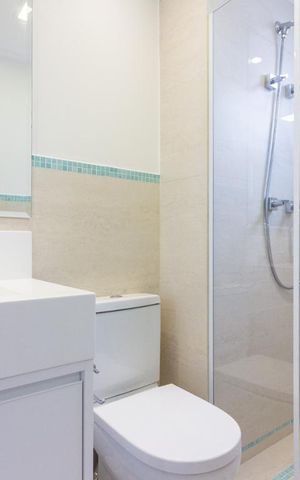 Apartamento para alugar com 205m², 3 quartos e 4 vagasBanheiro Suite 1